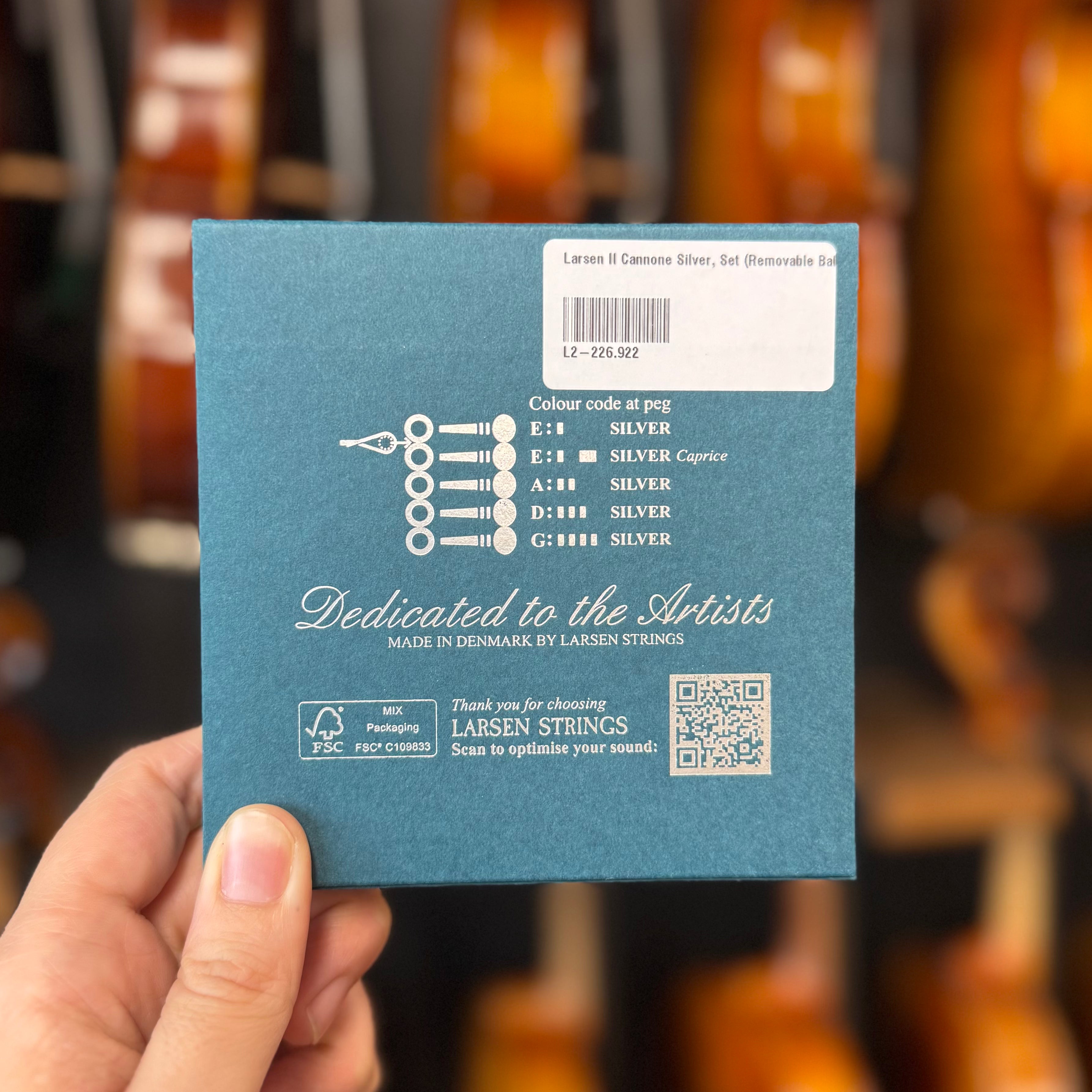 Larsen Il Cannone Silver Violin Strings
