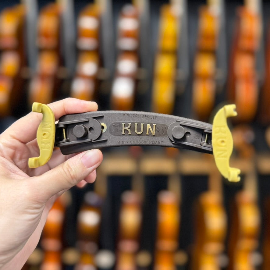 Kun Mini Collapsible Violin Shoulder Rest 1/16-1/4