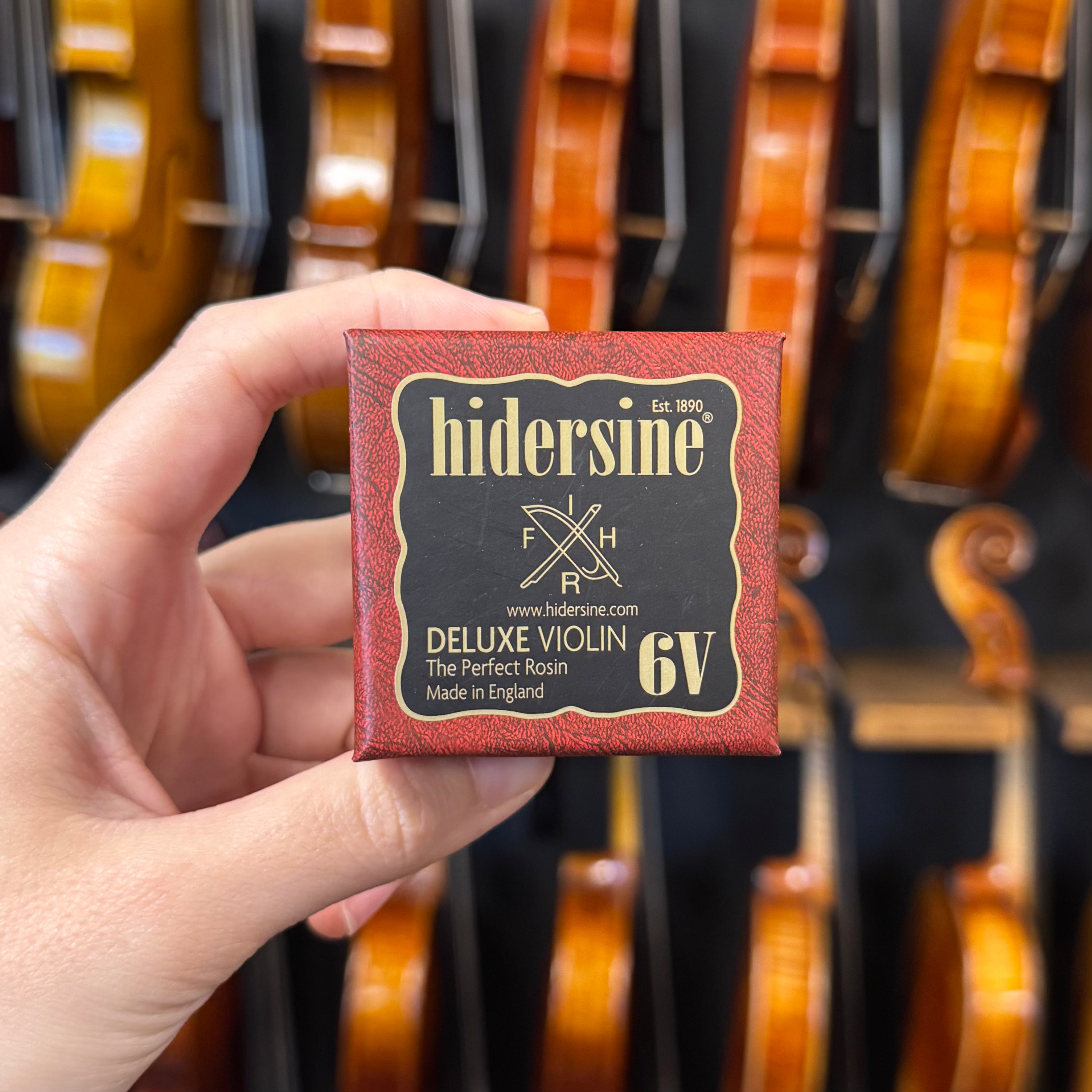 Hidersine Deluxe Violin Rosin 6V