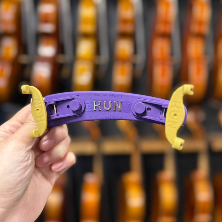 Kun Mini Collapsible Violin Shoulder Rest 1/16-1/4