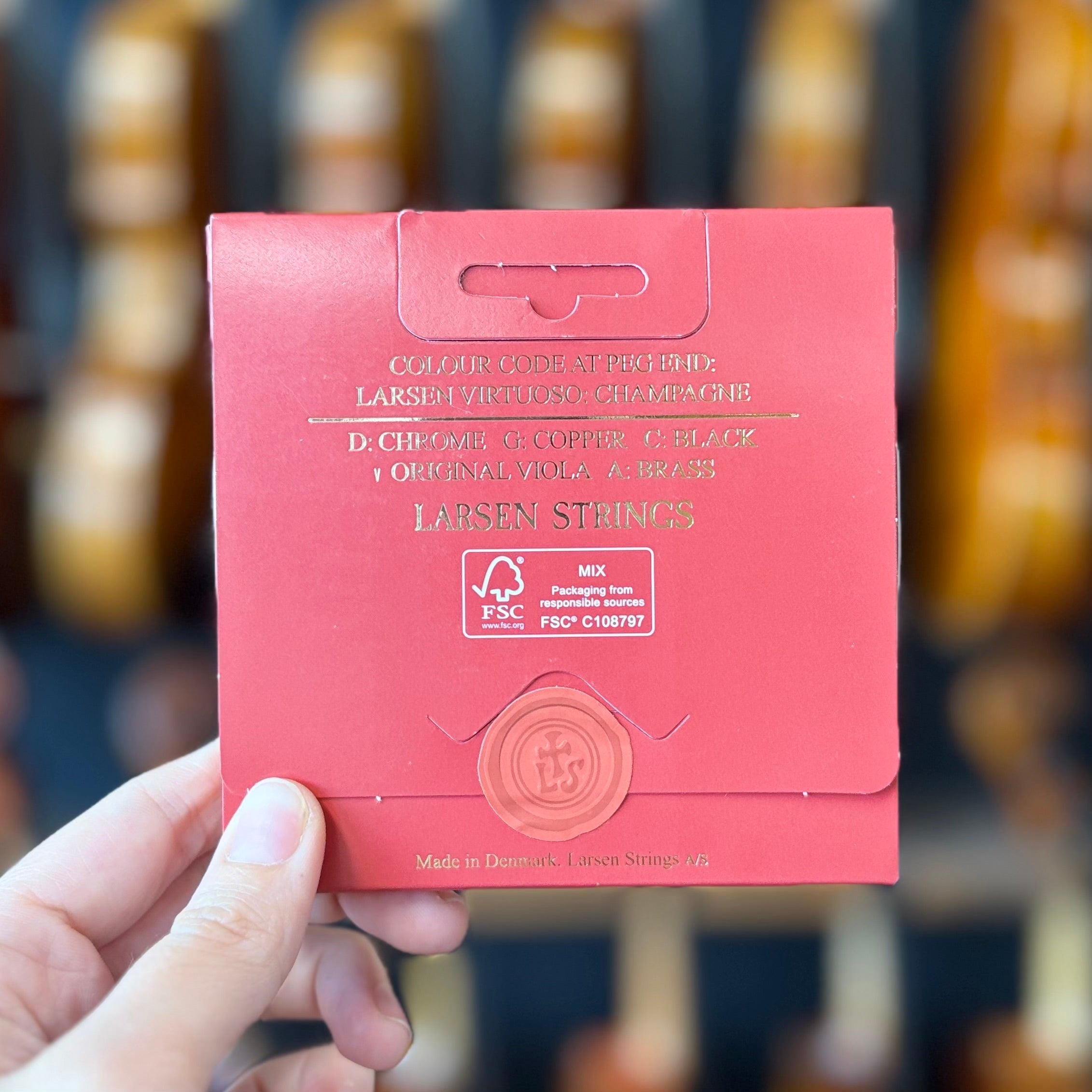 Larsen Virtuoso Viola String Set - 15"-16.5"