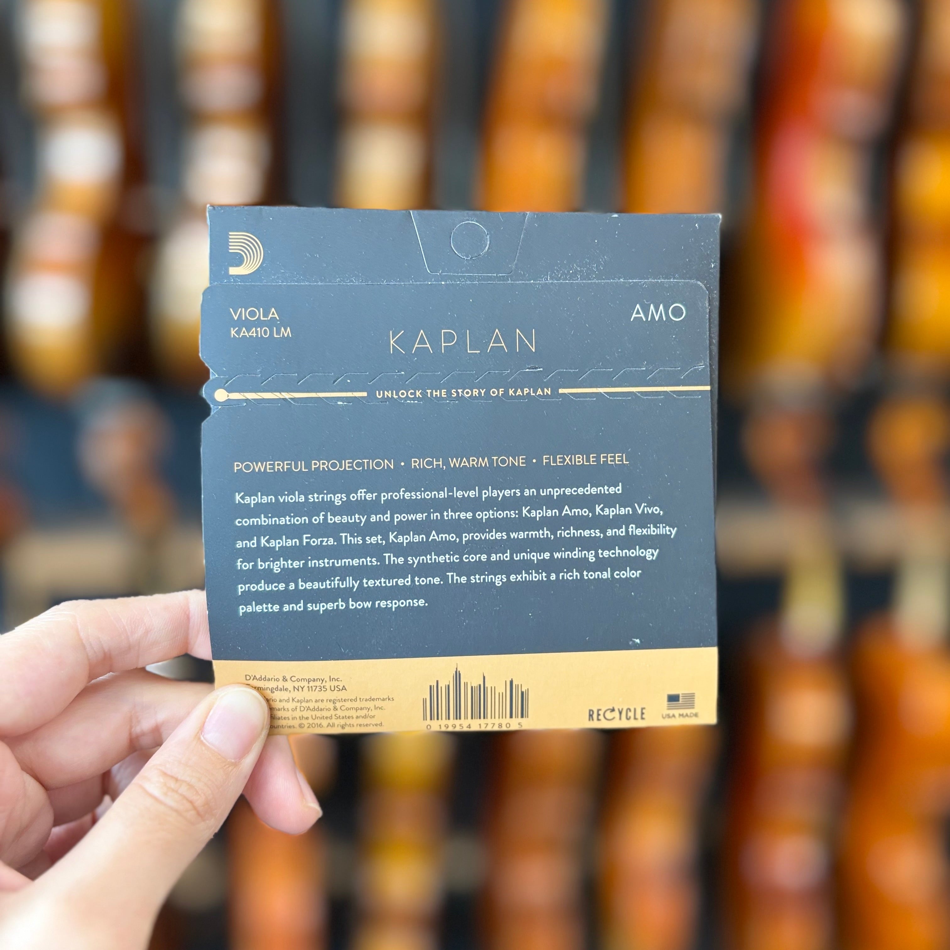 Kaplan AMO Viola Strings