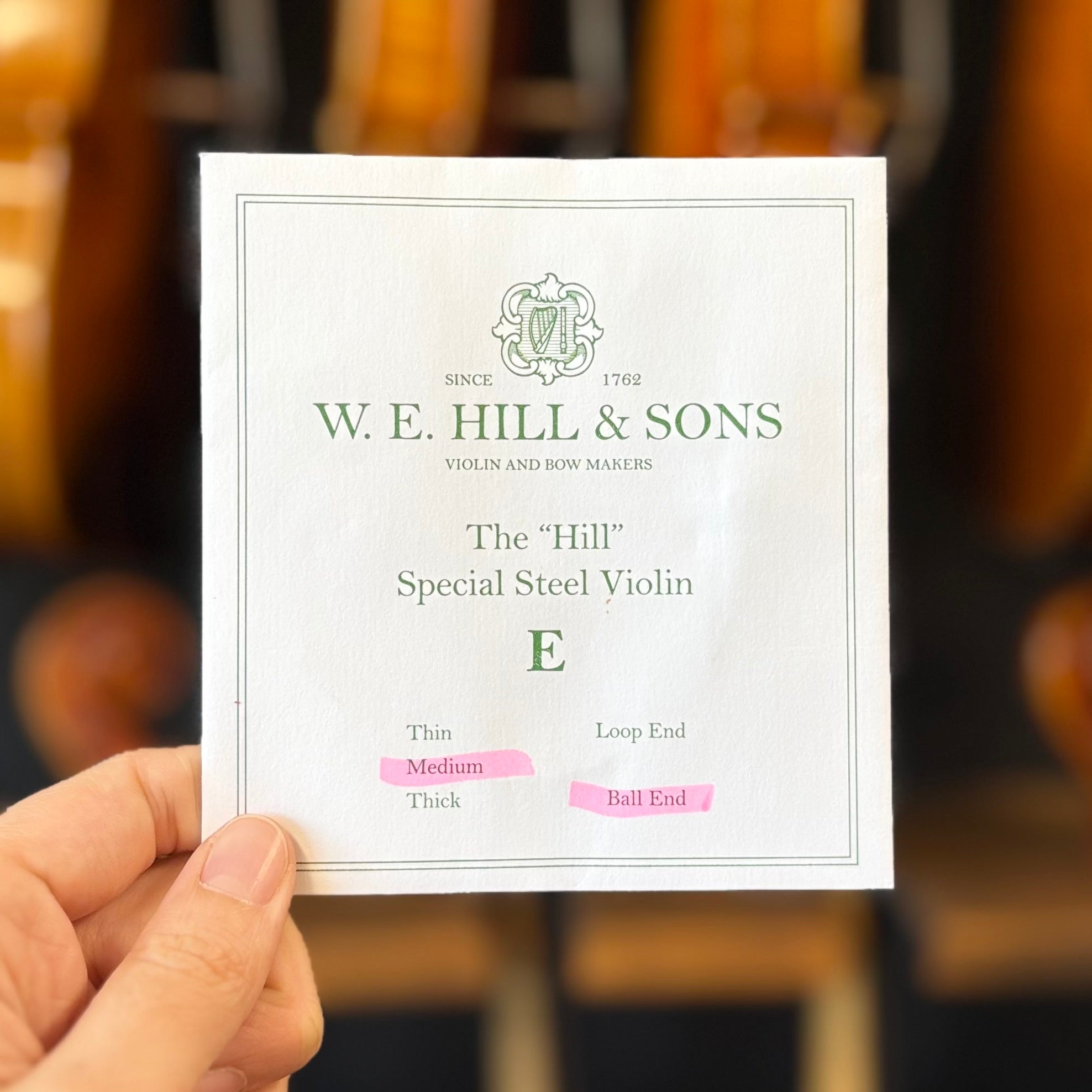 Hill Violin E String