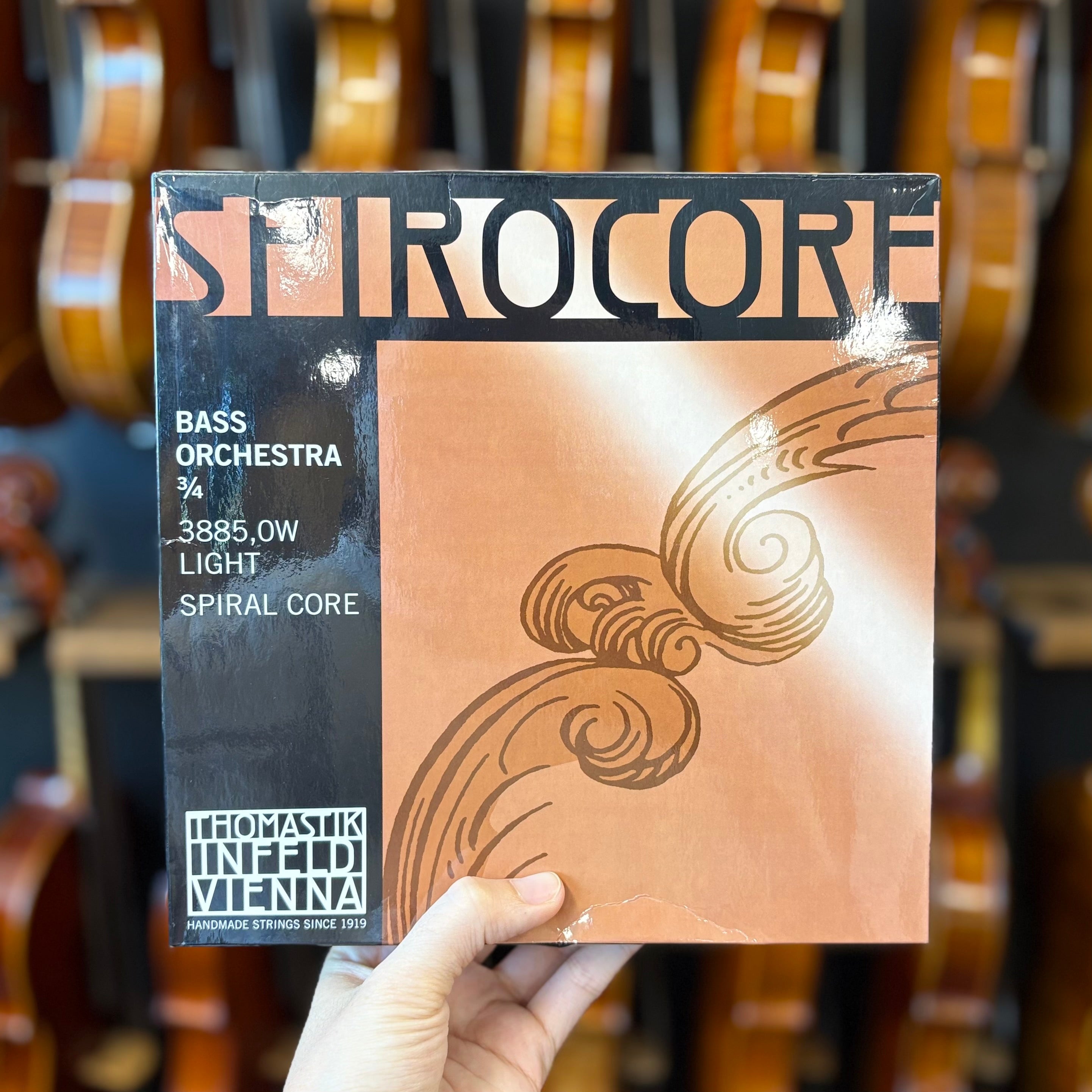 Spirocore Double Bass String Set 3/4 - Orchestra Light