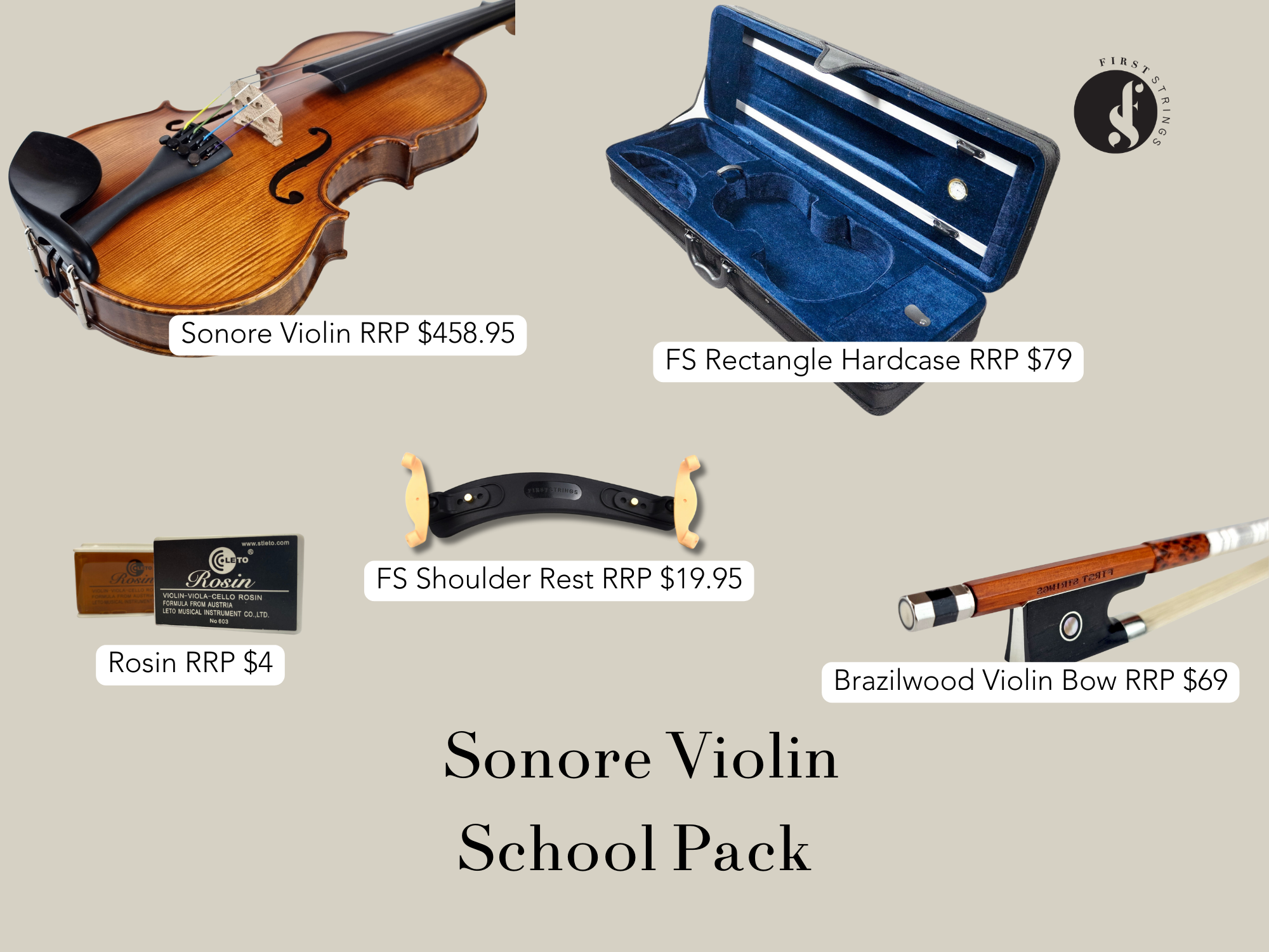 Sonore Violin School Pack