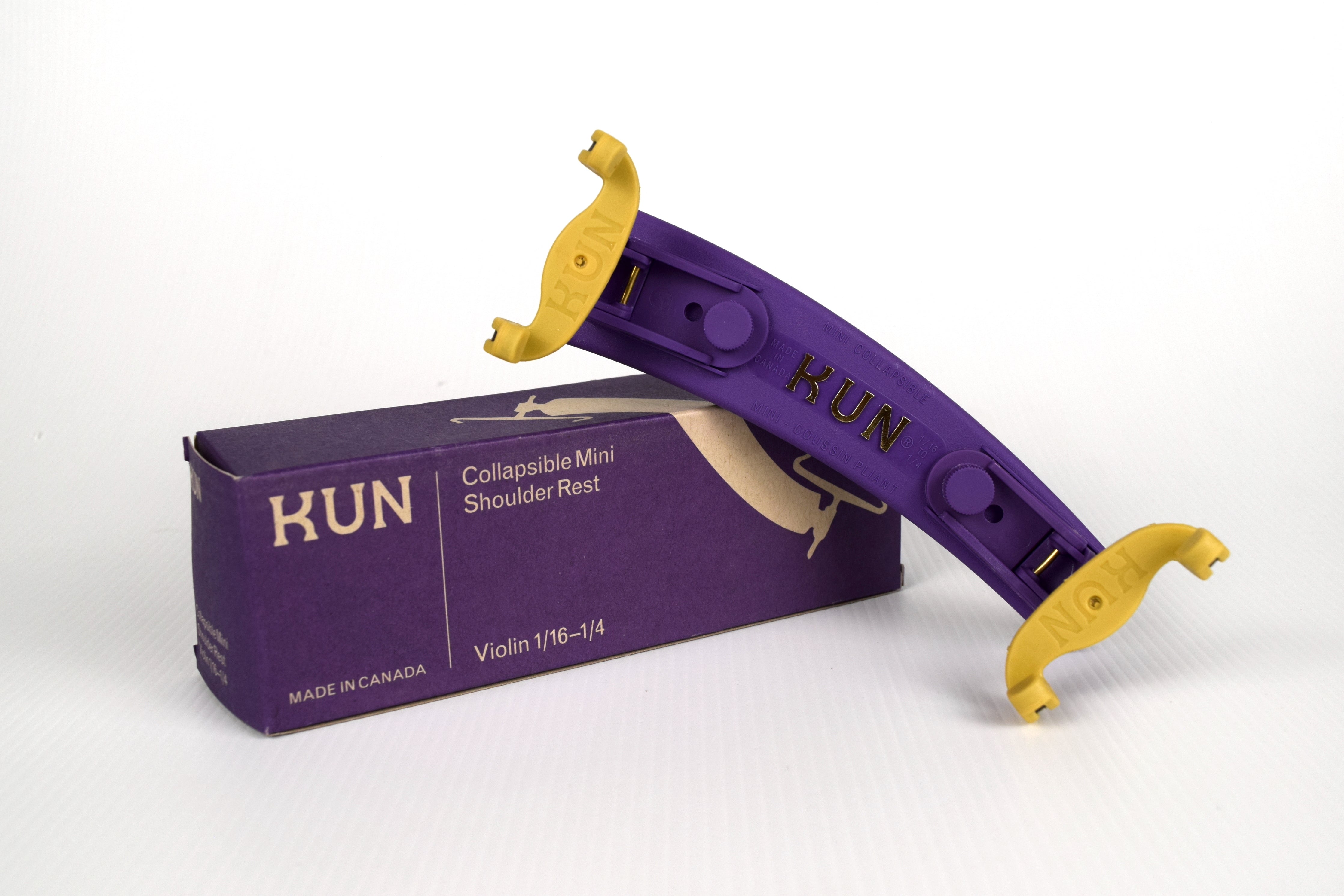 Kun Mini Collapsible Violin Shoulder Rest 1/16-1/4