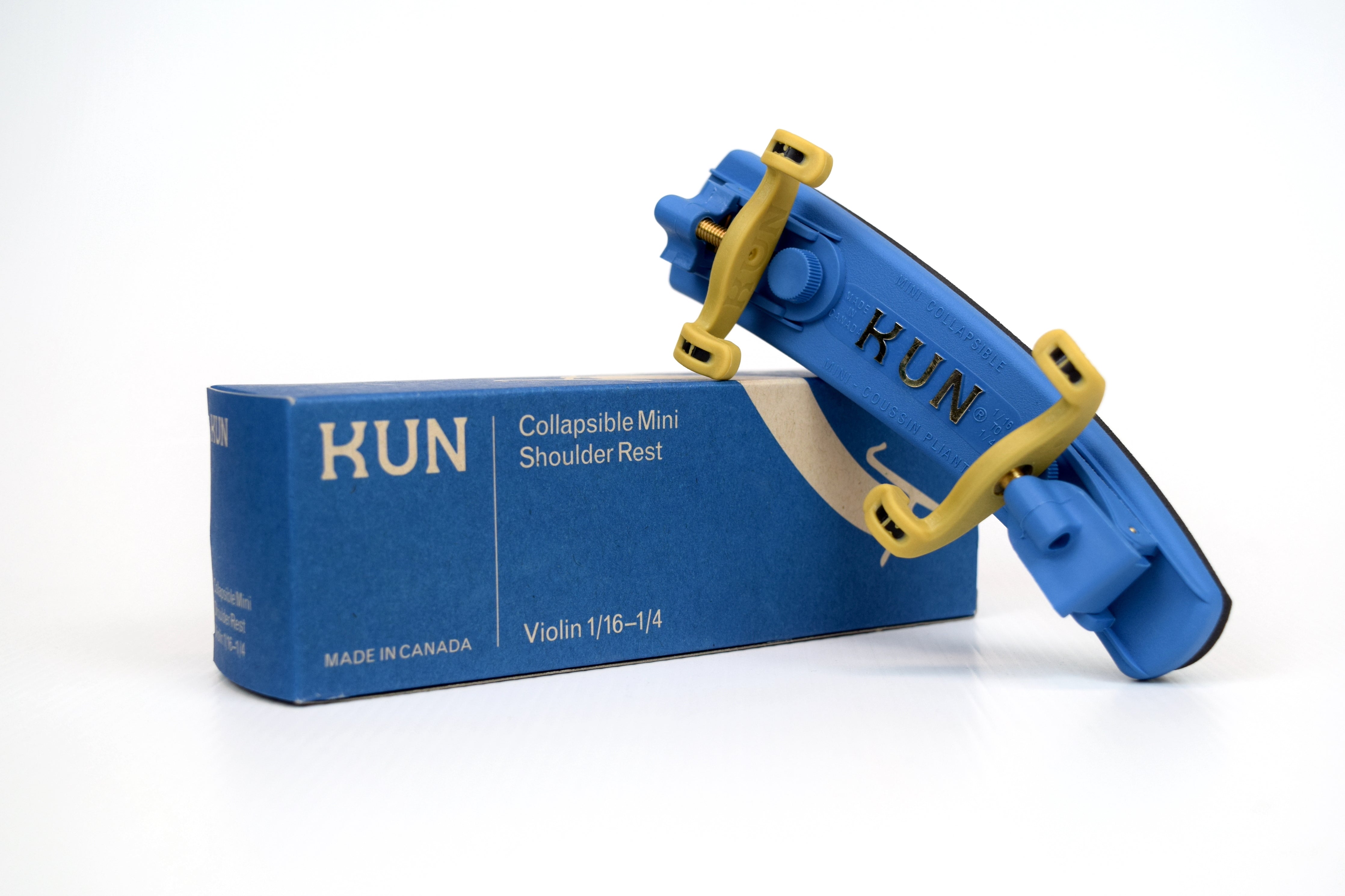 Kun Mini Collapsible Violin Shoulder Rest 1/16-1/4