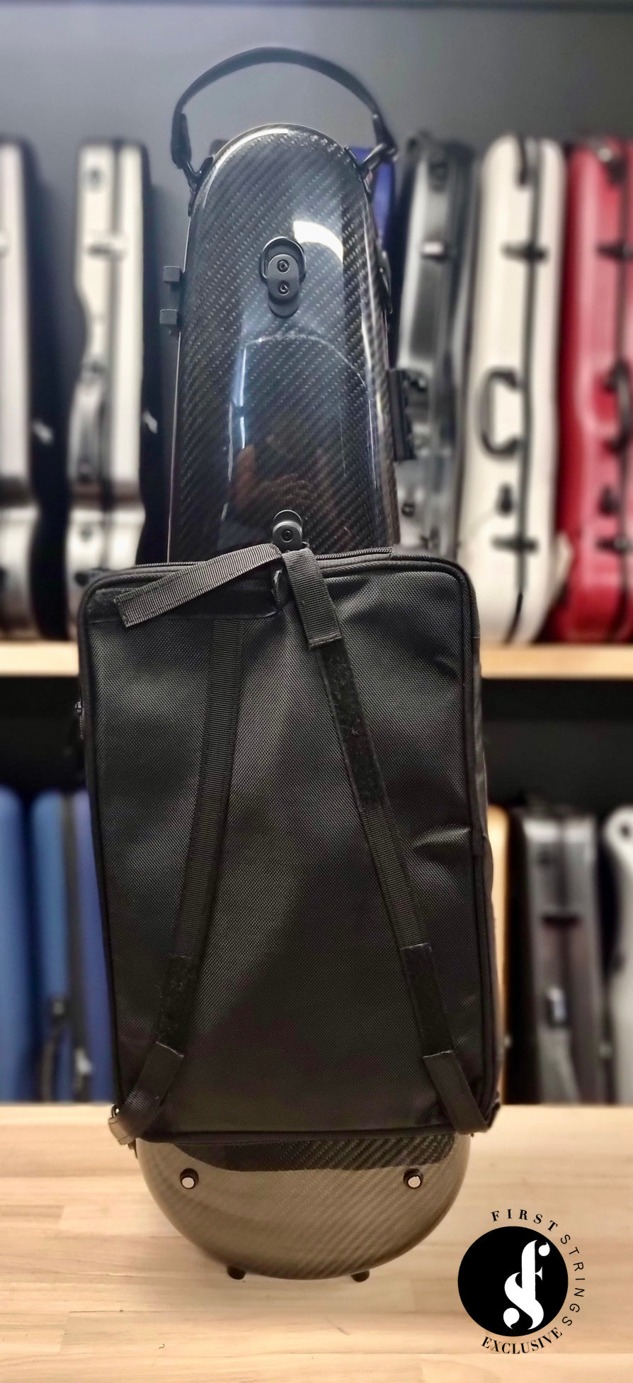 FS Carbon Fibre Violin Case- Black Carbon