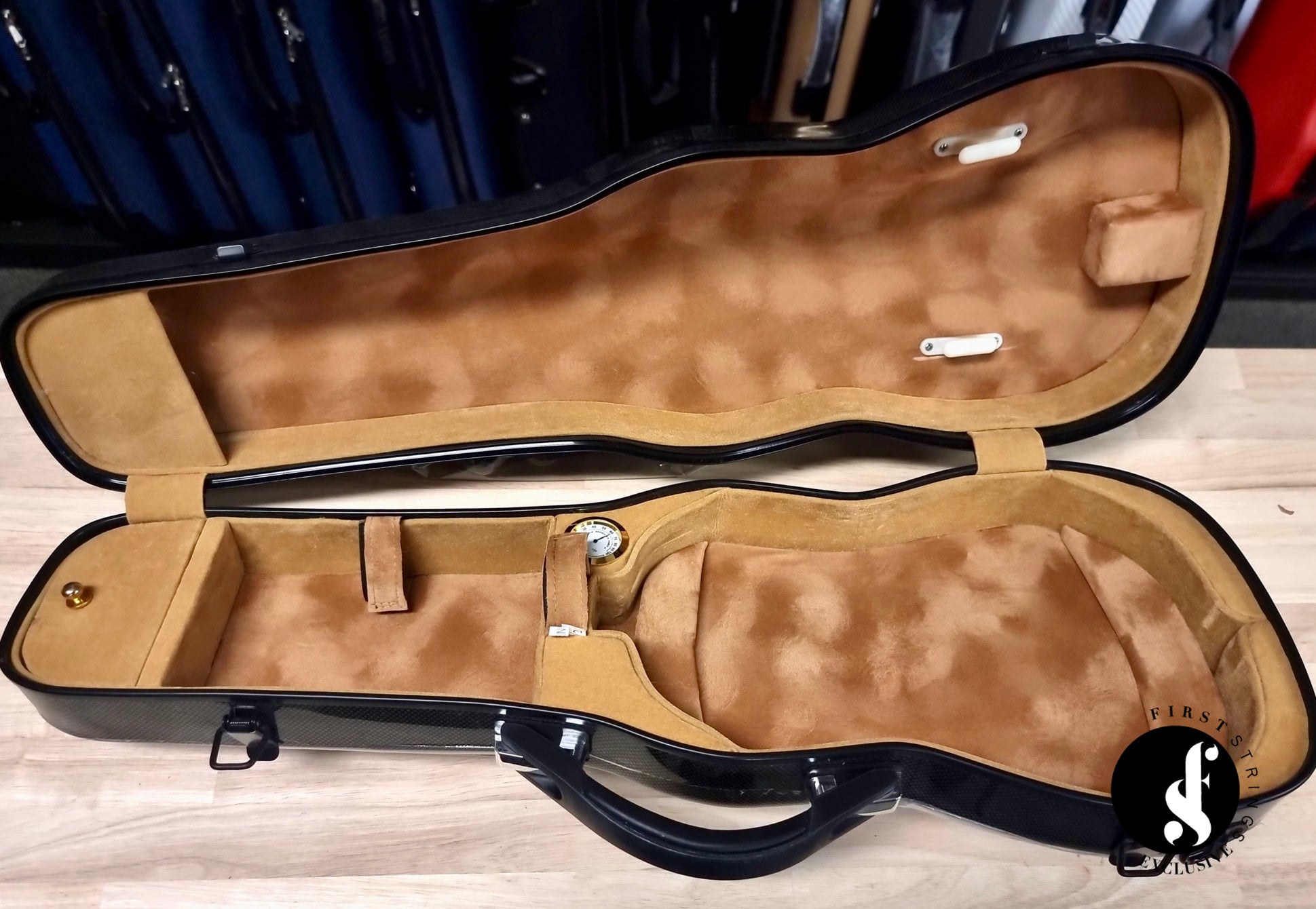 FS Shaped Violin Hard Case 1/2 - Grey
