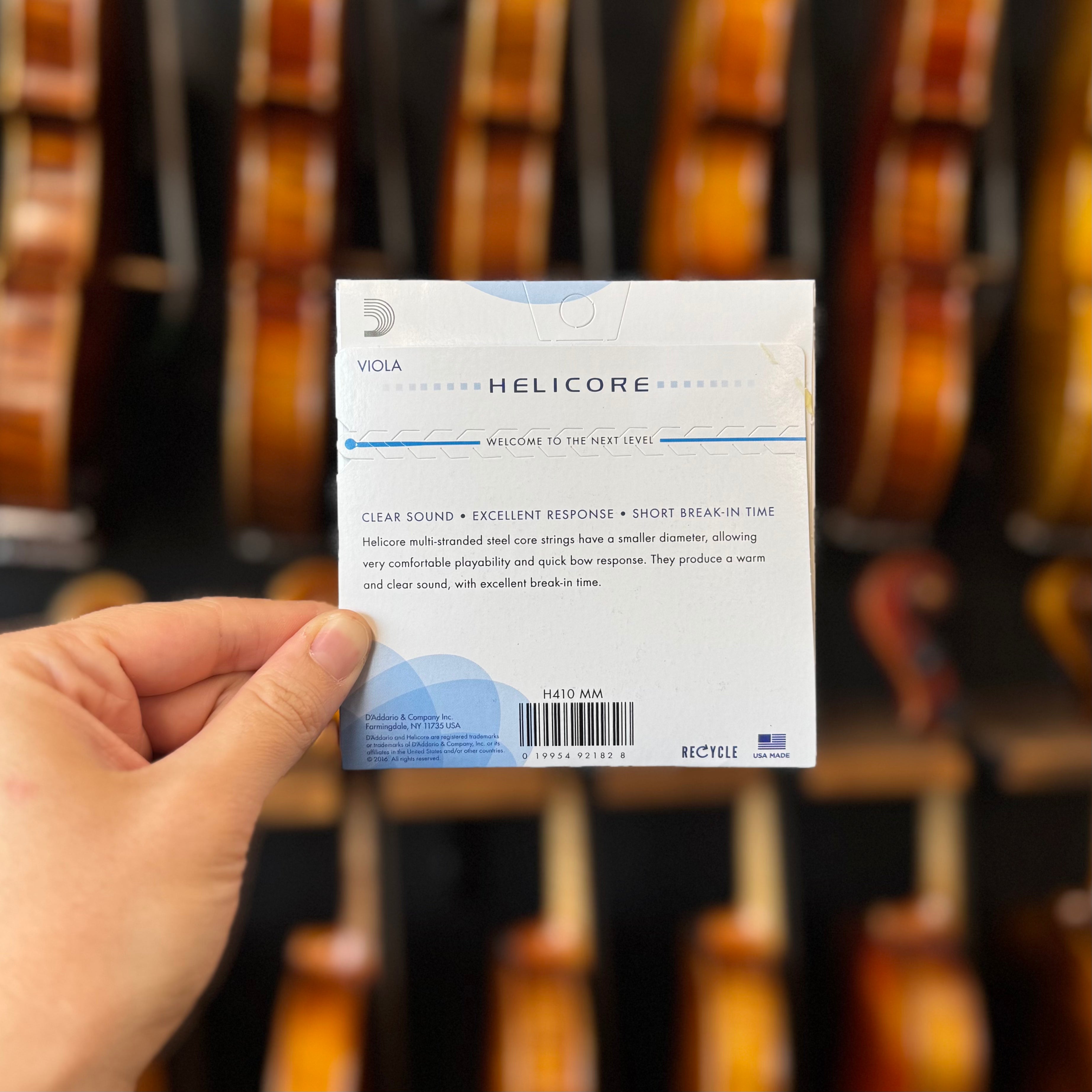 Helicore Viola String Set / 15"-16" (Medium)
