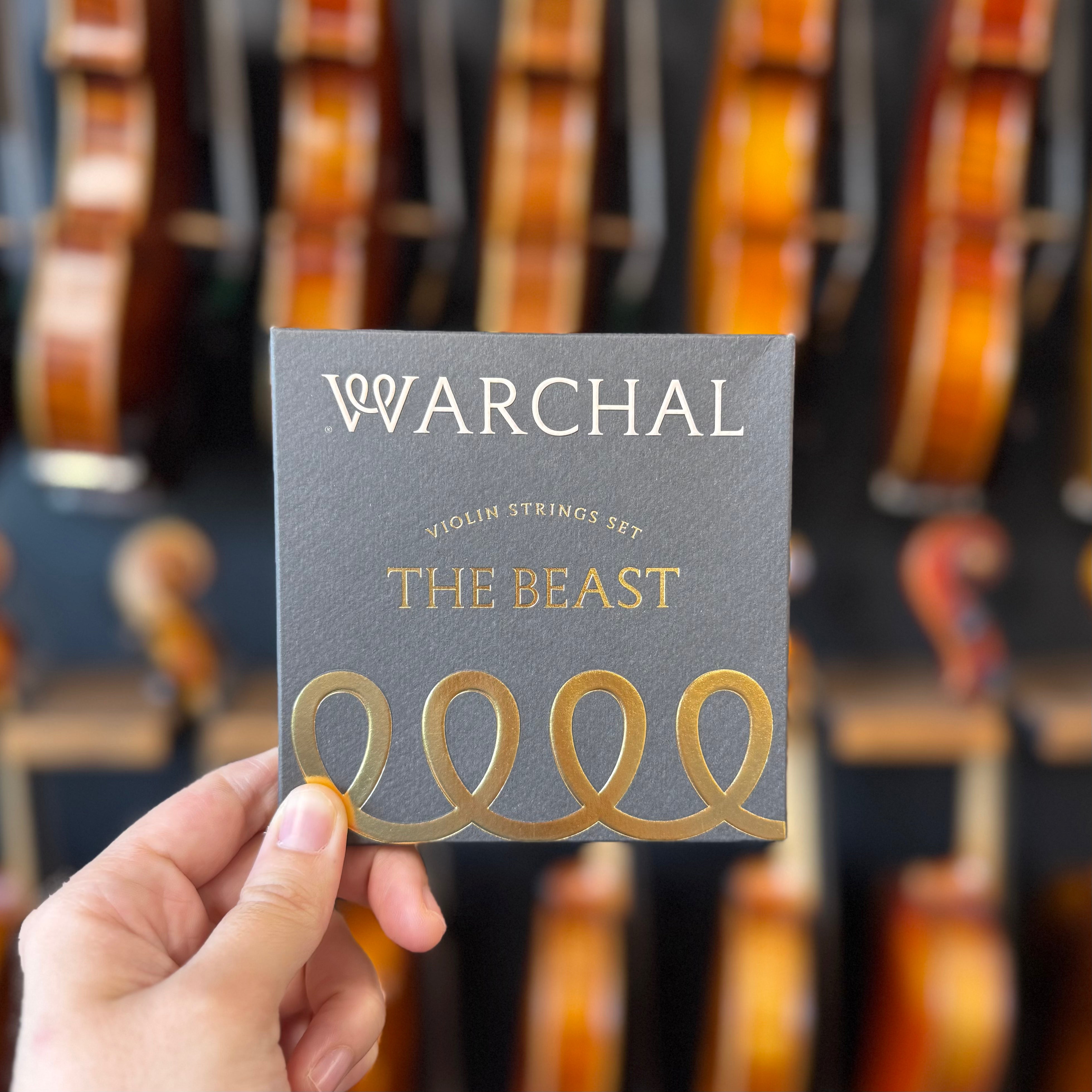 Warchal 'The Beast' Violin String Set / 4/4 (Ball/Medium)