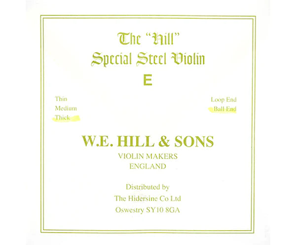 Hill Violin E String