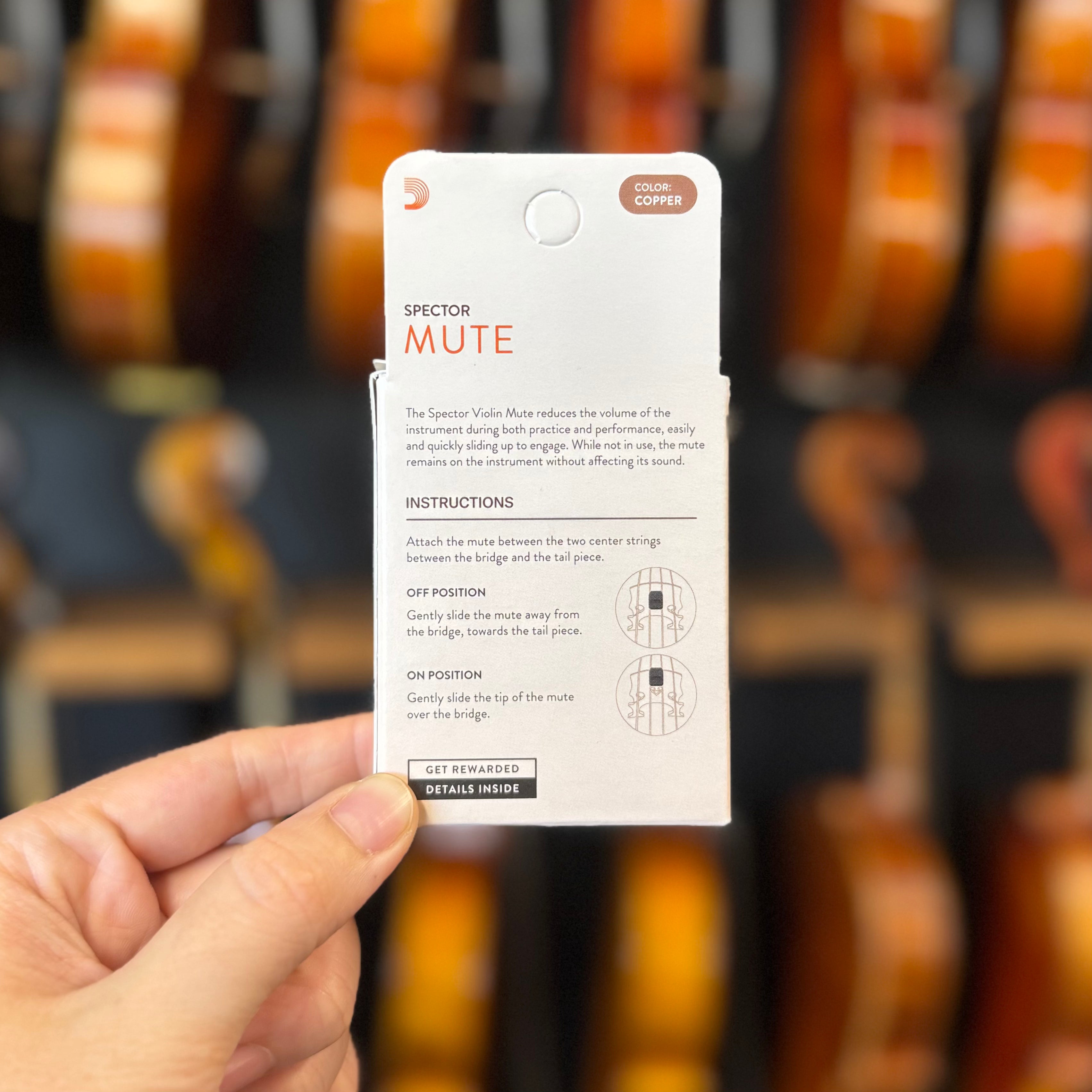 D'Addario Spector Violin Mute