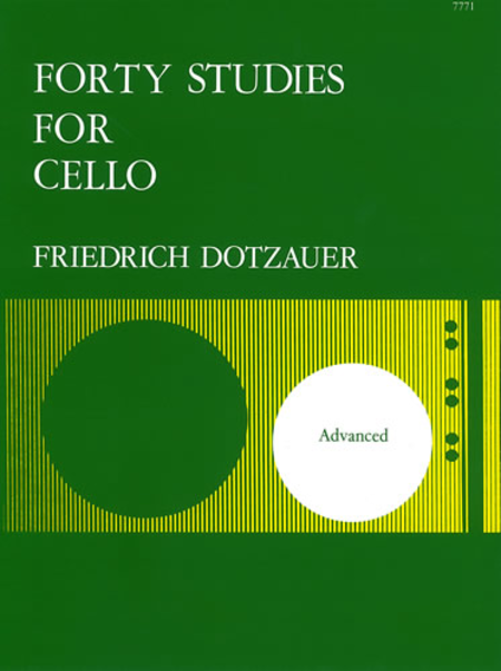 Dotzauer Forty Studies For Cello - Dalseno String Studio
