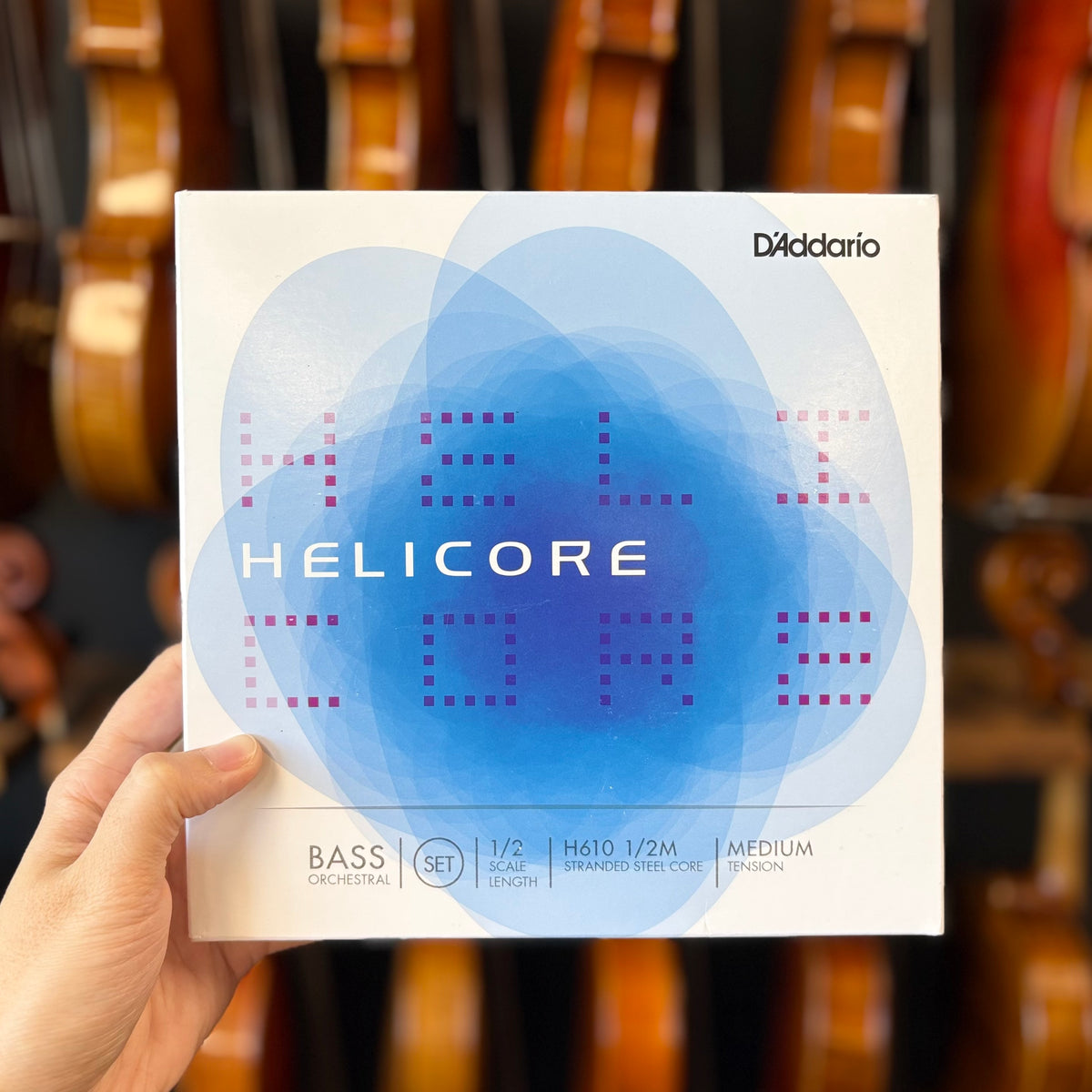 Double String Base Helicore Double Bass String Set