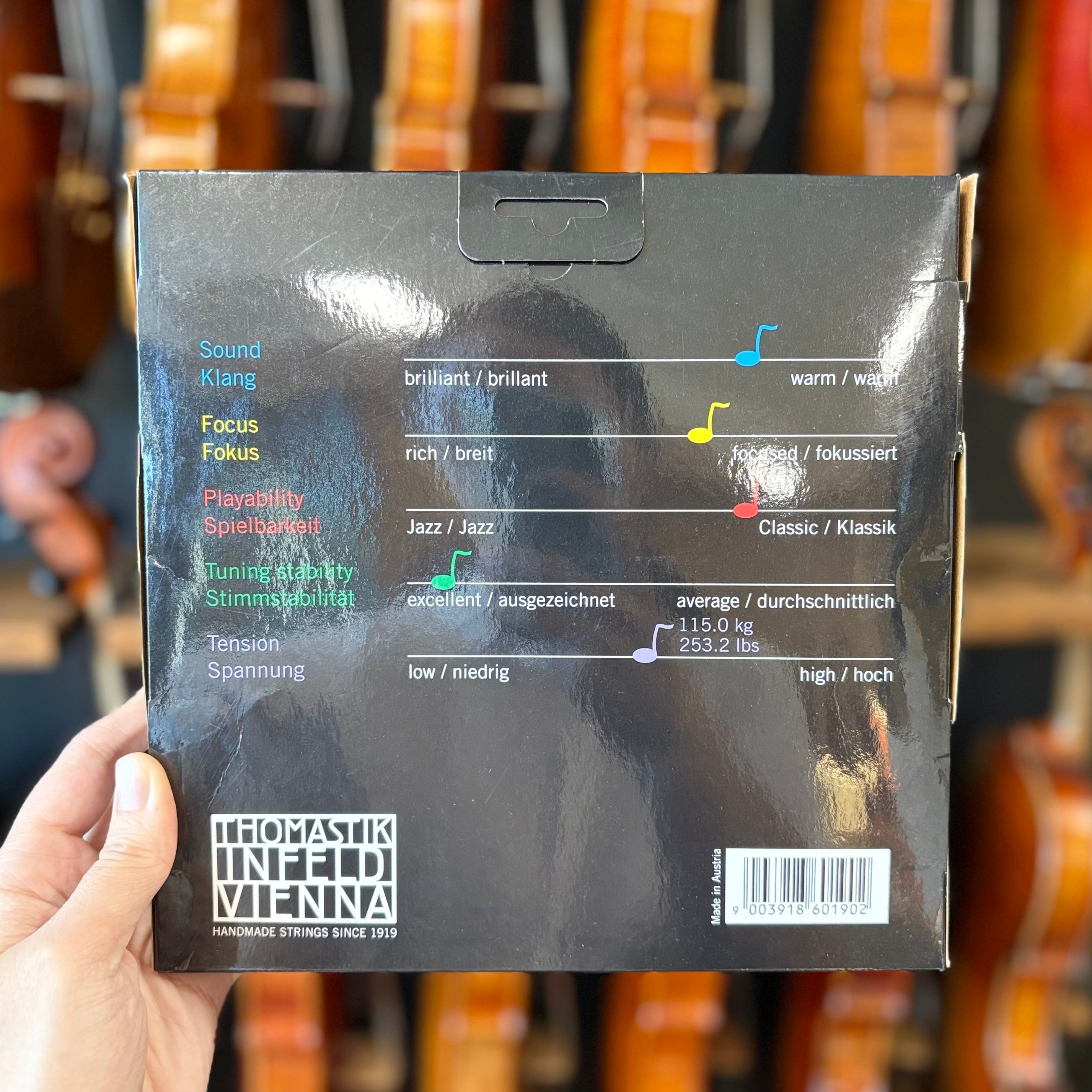 Belcanto Double Bass 3/4 String Set - Orchestra Medium