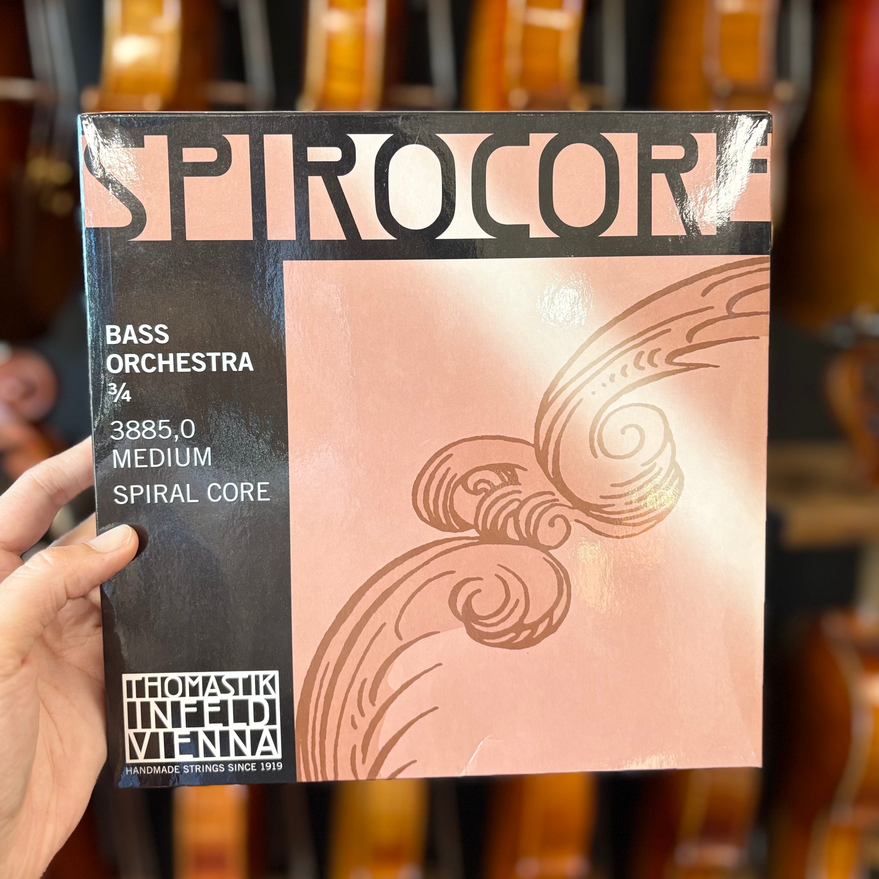 Spirocore Double Bass String Set 3/4 - Orchestra Medium
