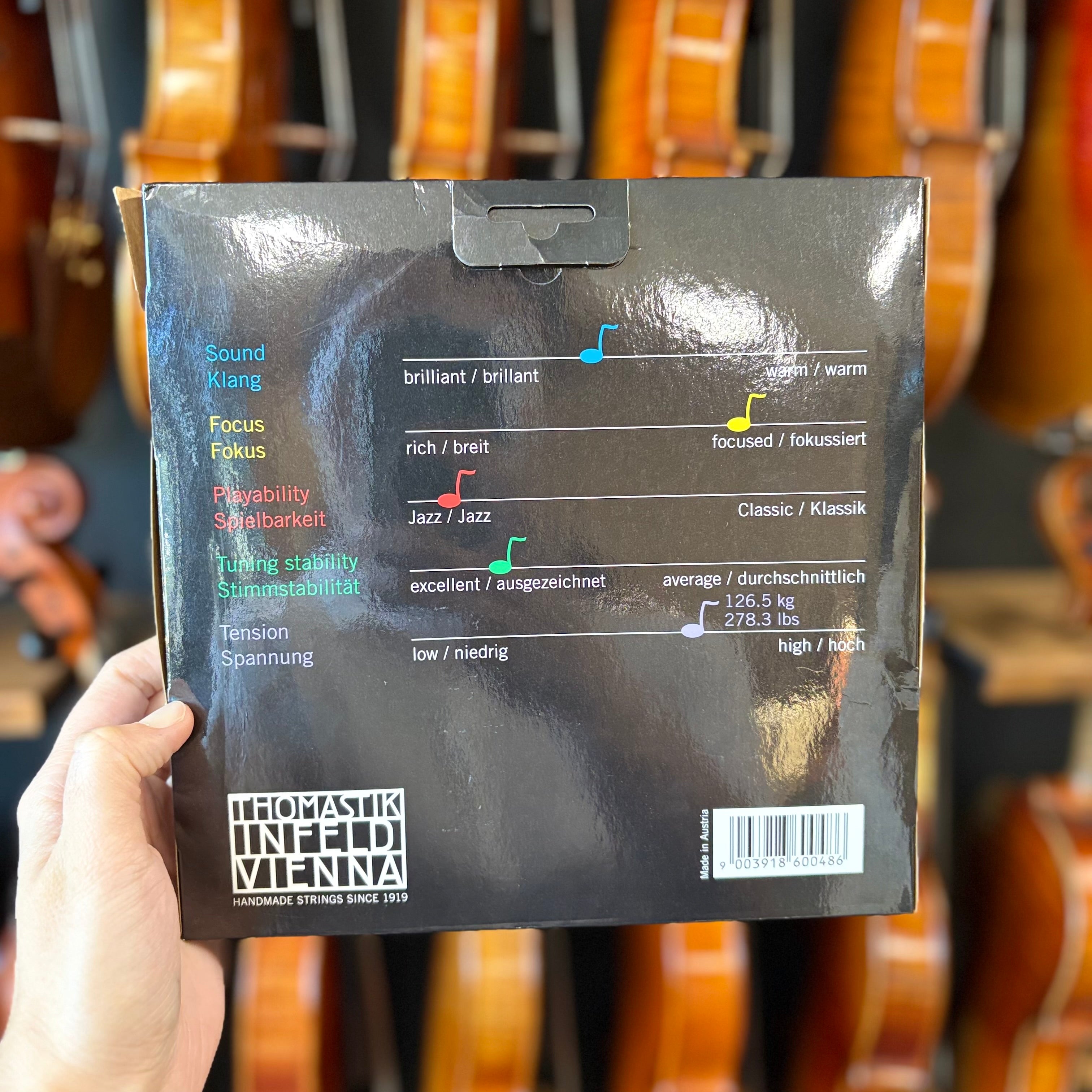 Spirocore Double Bass String Set 3/4 - Orchestra Medium