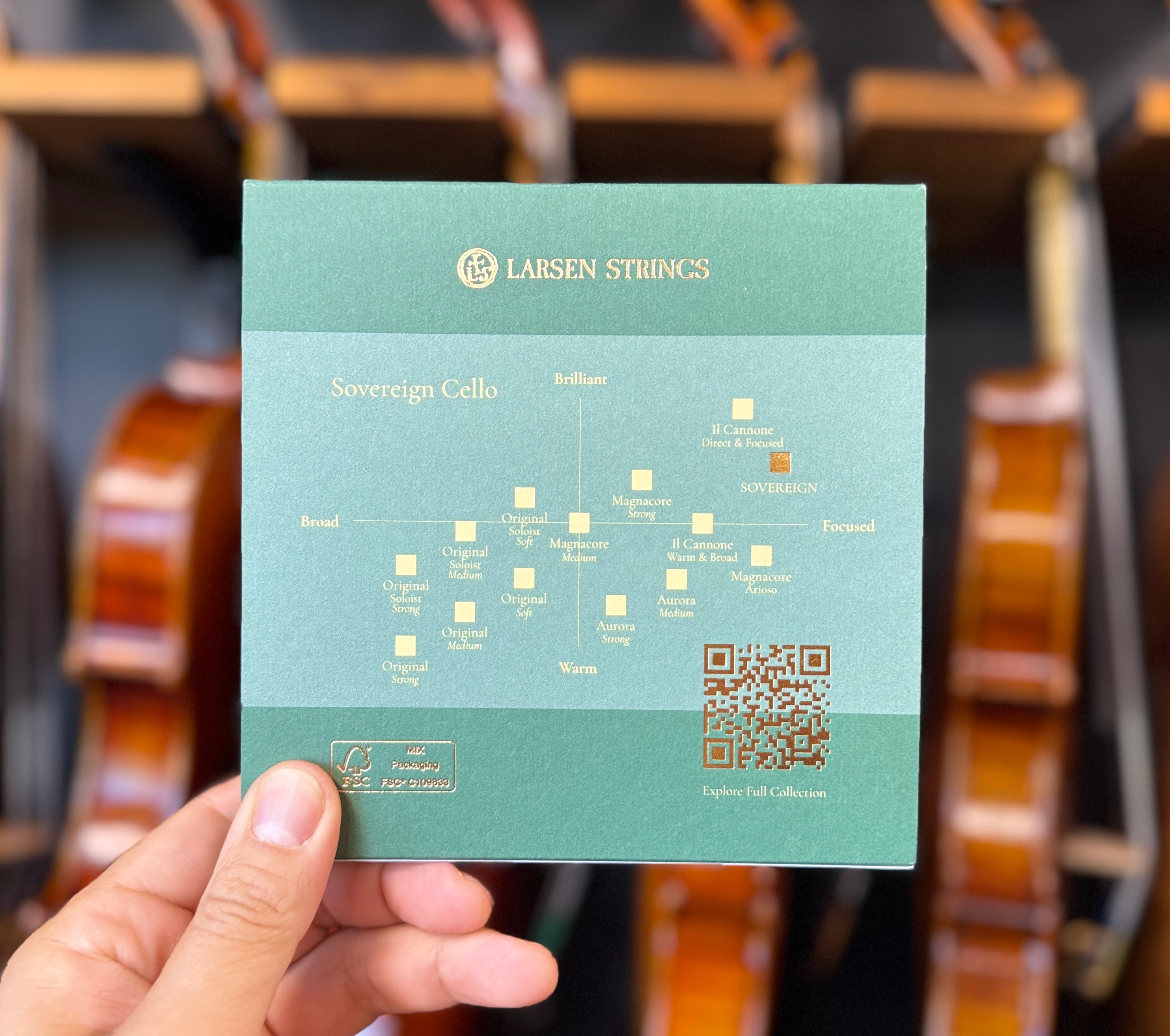 Larsen Sovereign Cello String Set