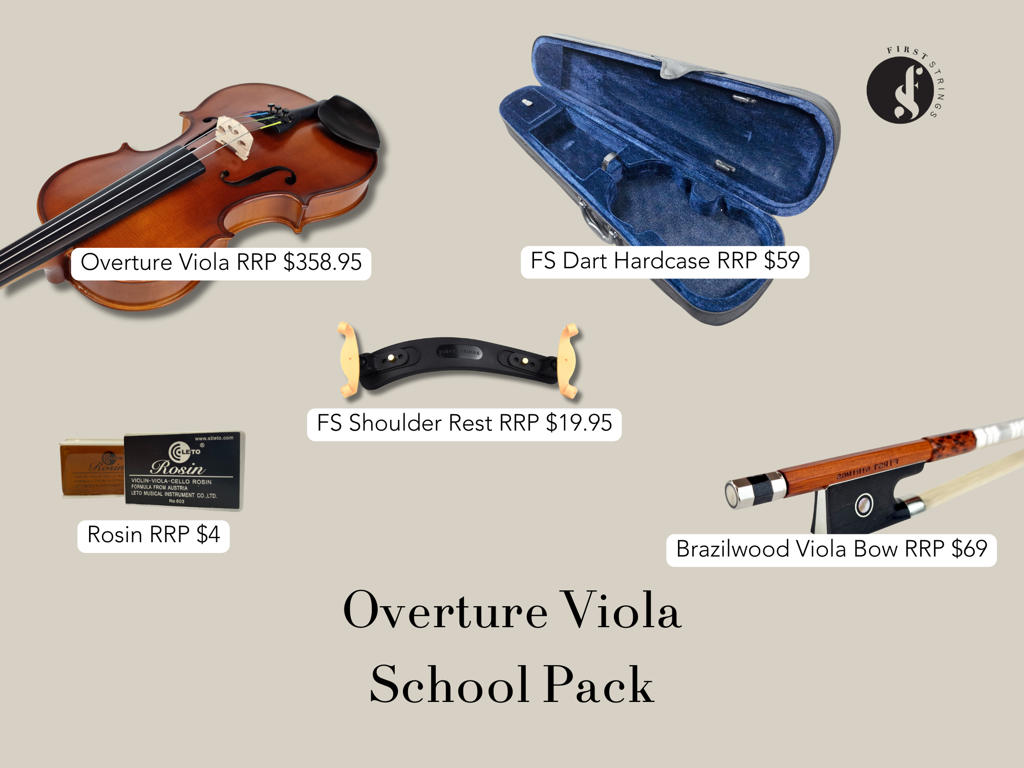 Overture Viola School Pack
