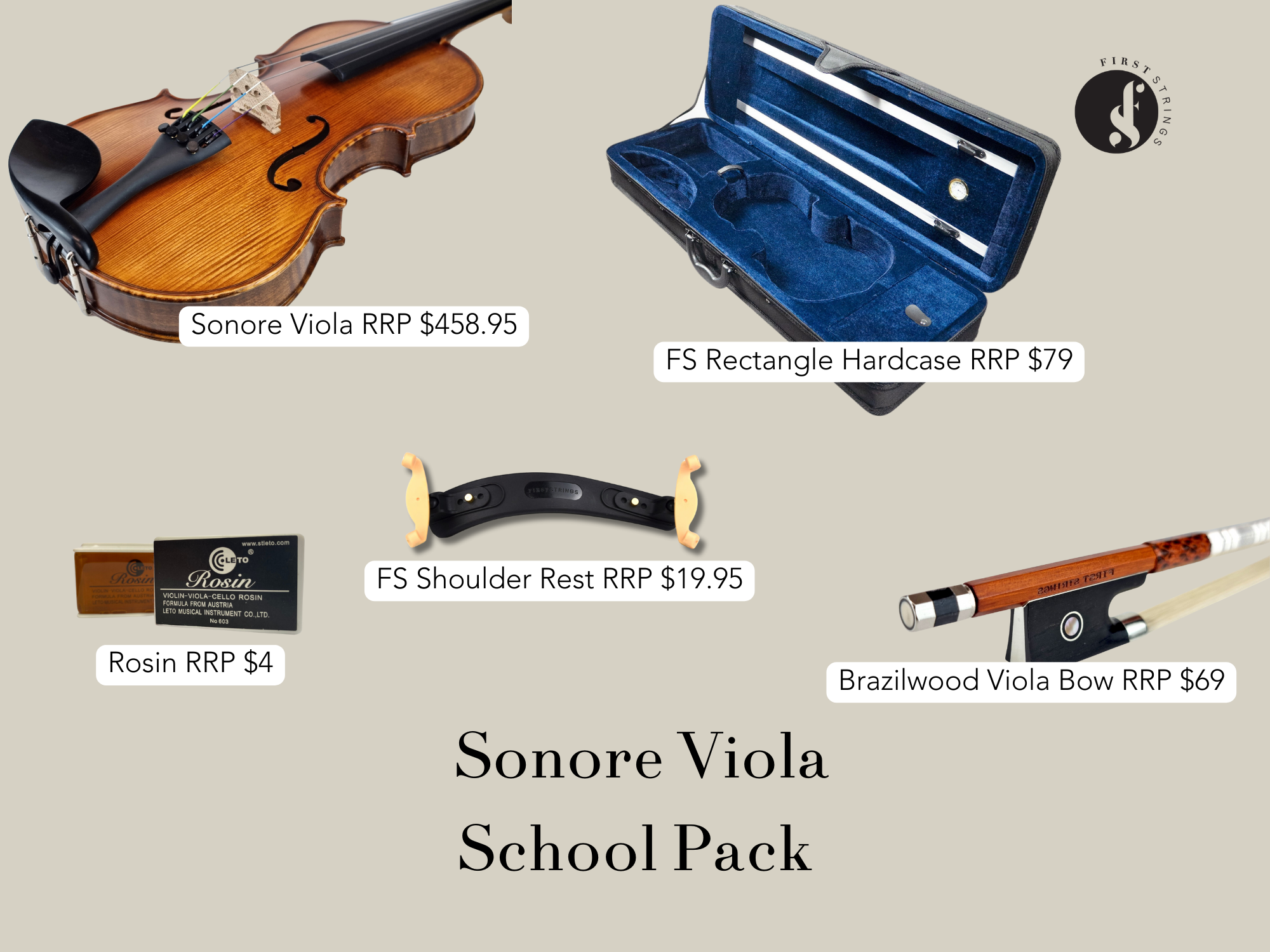 Sonore Viola School Pack